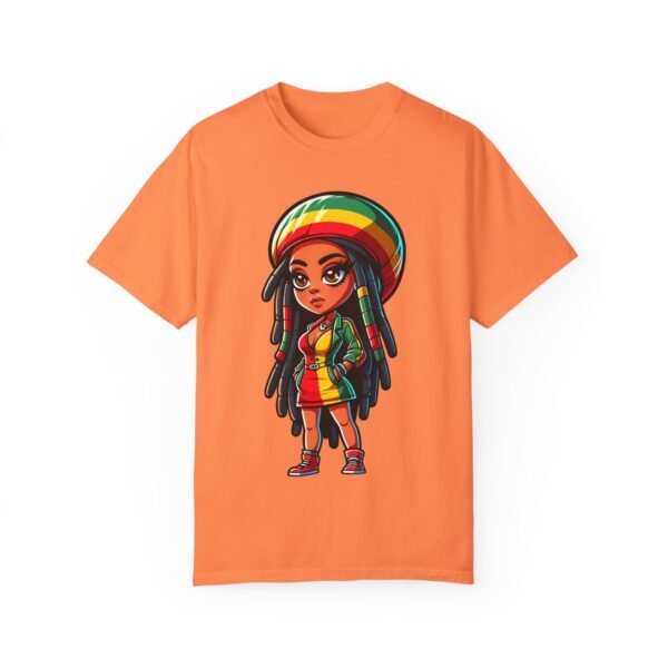 Cartoon Rasta Girl T-shirt - Image 8