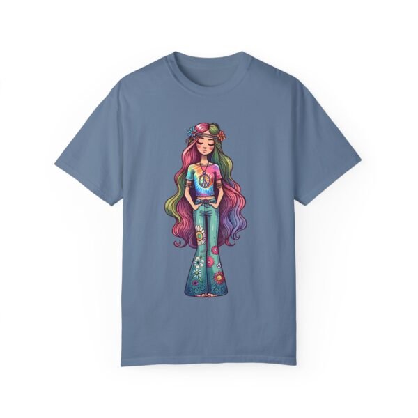 Hand Drawn Hippy Girl T-shirt
