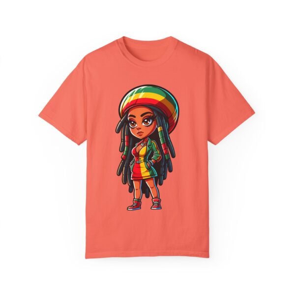 Cartoon Rasta Girl T-shirt