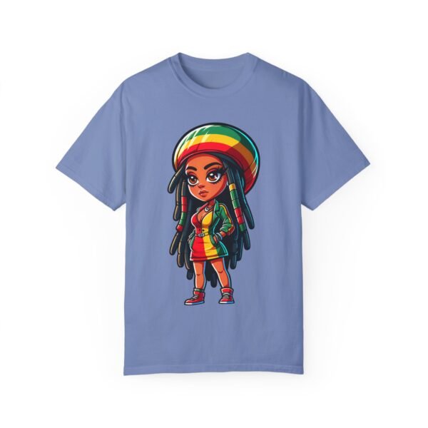 Cartoon Rasta Girl T-shirt - Image 31