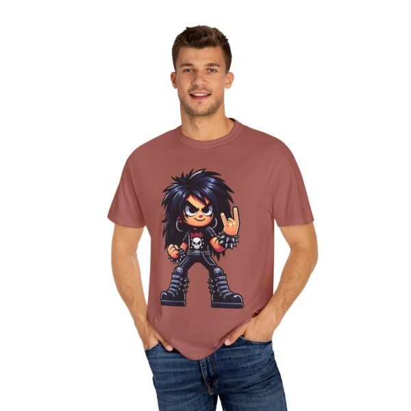 Cartoon Metalhead Boy T-shirt - Image 35