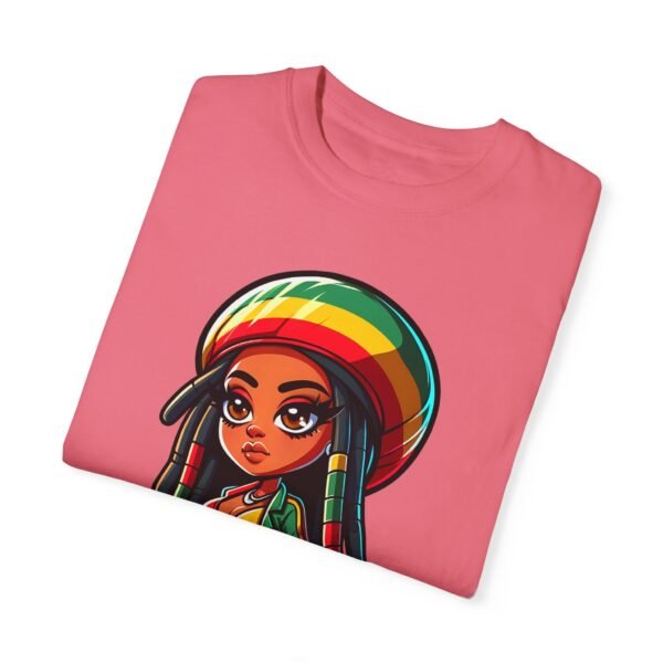 Cartoon Rasta Girl T-shirt - Image 37