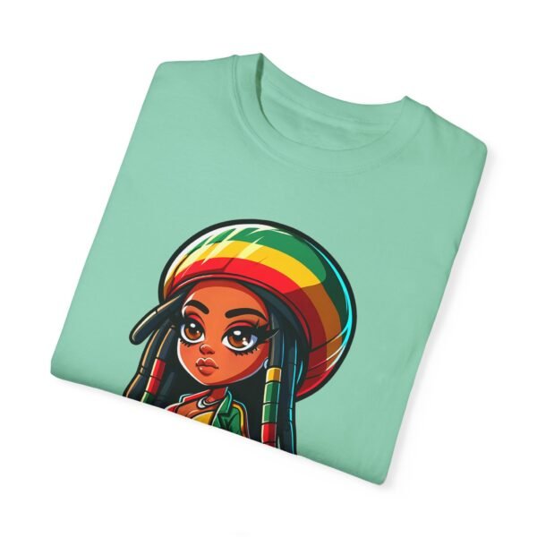 Cartoon Rasta Girl T-shirt - Image 29