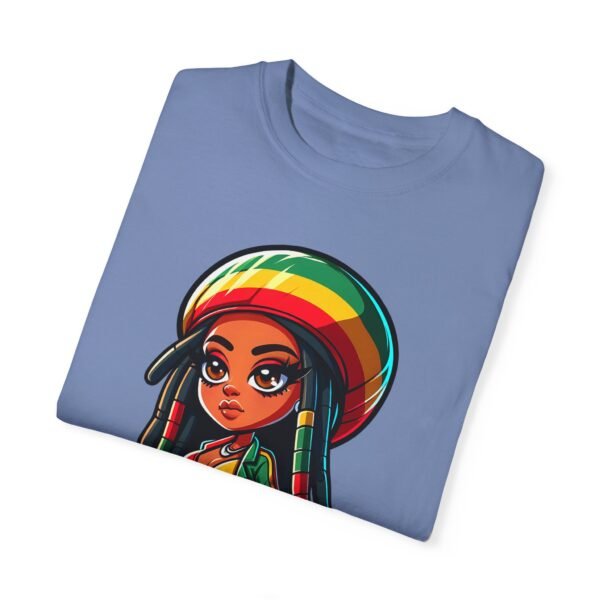 Cartoon Rasta Girl T-shirt - Image 33