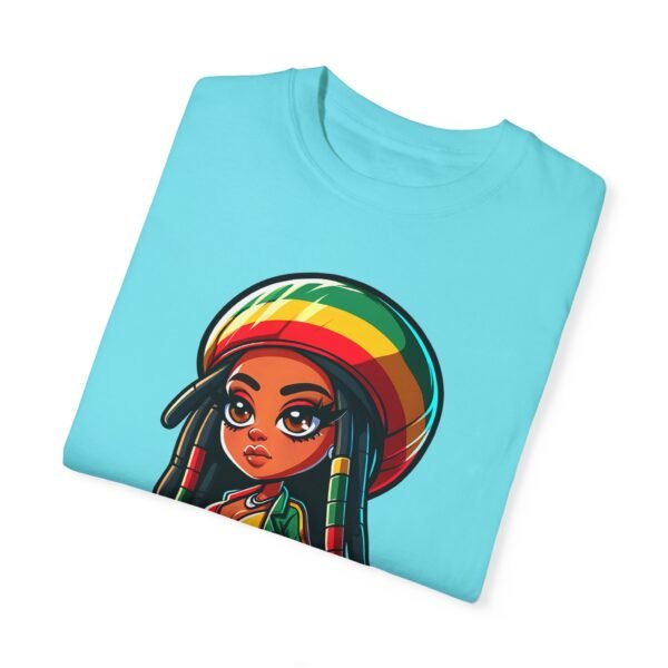 Cartoon Rasta Girl T-shirt - Image 25