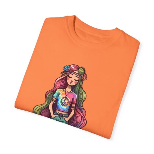 Hand Drawn Hippy Girl T-shirt - Image 6
