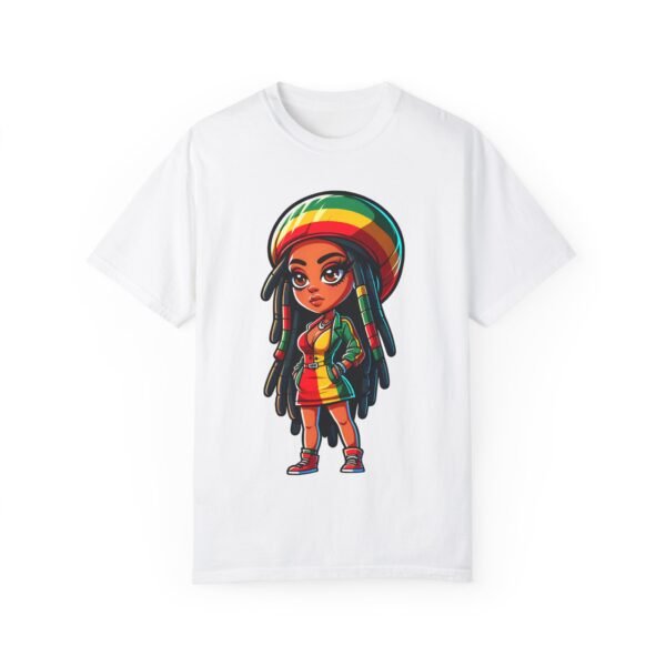 Cartoon Rasta Girl T-shirt - Image 14