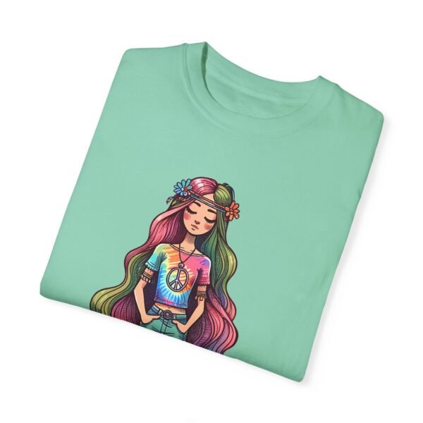 Hand Drawn Hippy Girl T-shirt - Image 29