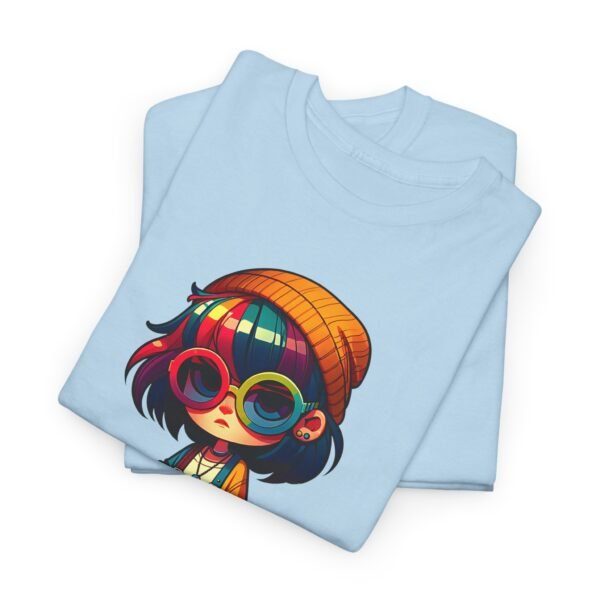 Cartoon Indie Girl T-shirt - Image 6