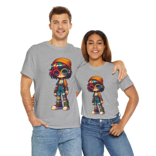 Cartoon Indie Girl T-shirt - Image 11