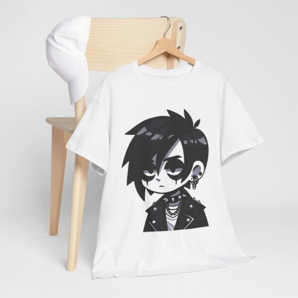 Goth boy - Cartoon T-Shirt - Image 10