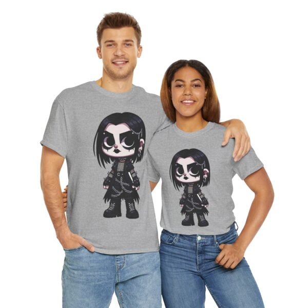 Cartoon style Metalhead Girl T-shirt - Image 11