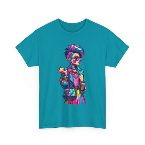 New Wave Girl - Cartoon  T-shirt - Image 11