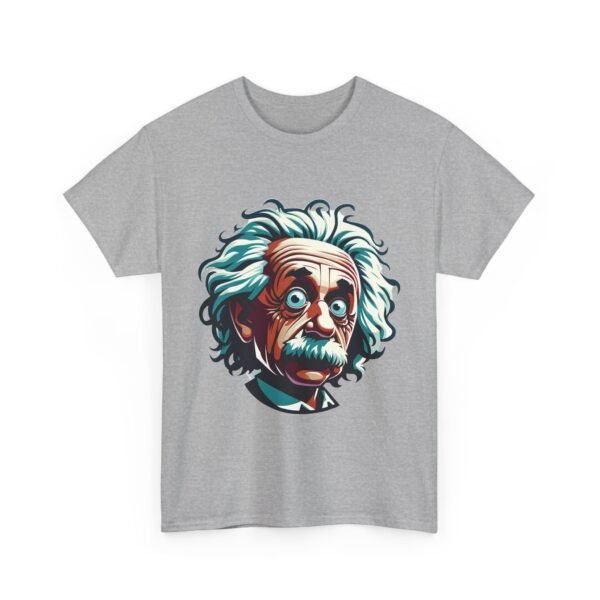 Cartoon Albert Einstein T-shirt - Image 10