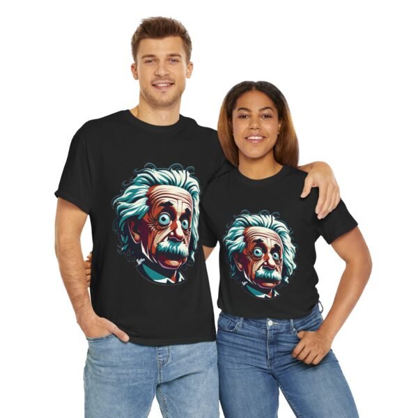 Cartoon Albert Einstein T-shirt - Image 7