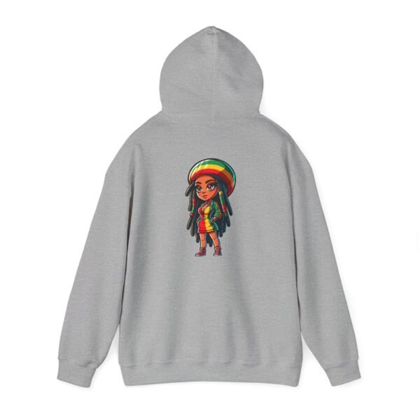 Rasta Girl Hooded Sweatshirt - Image 5