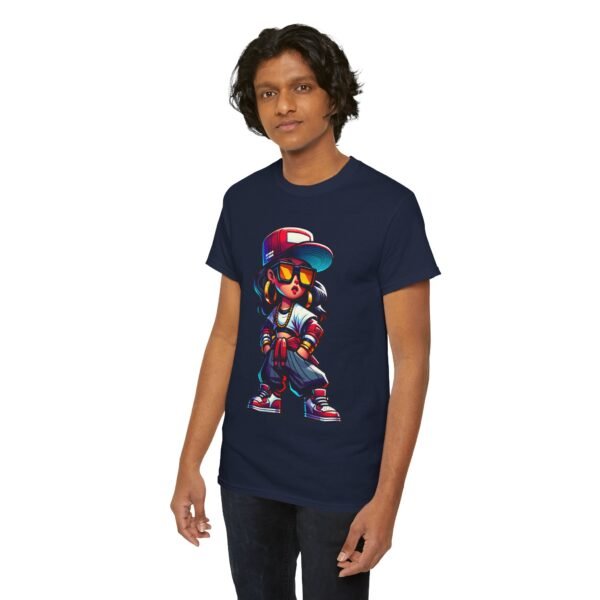 Hip Hop Girl - Cartoon  T-shirt - Image 5