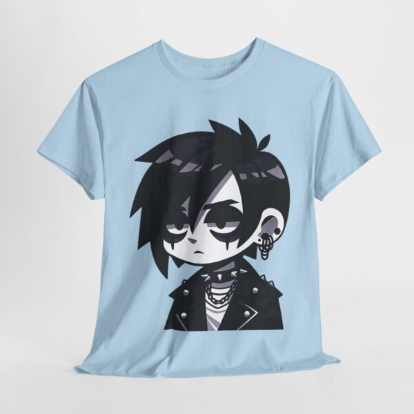 Goth boy - Cartoon T-Shirt - Image 7