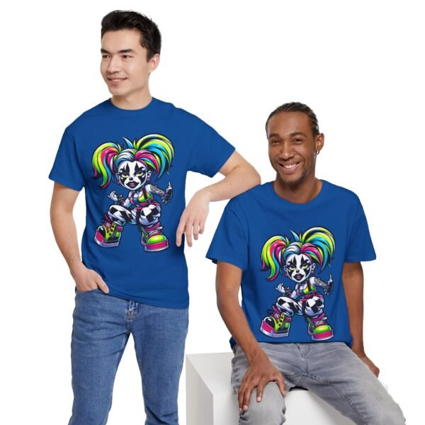 Cartoon-style Juggalette Girl T-shirt - Image 8