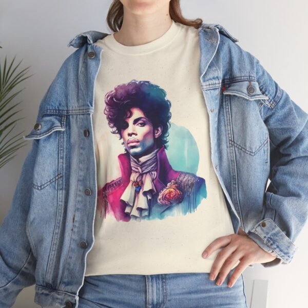 Watercolour style Prince  T-shirt. - Image 3