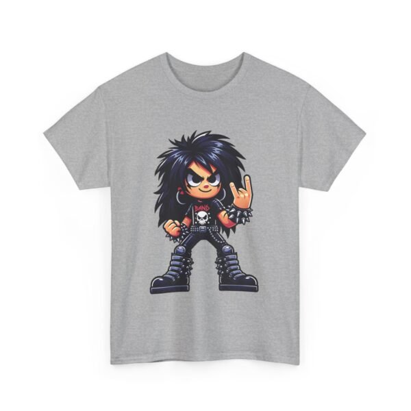 Cartoon Metalhead Boy T-shirt - Image 10