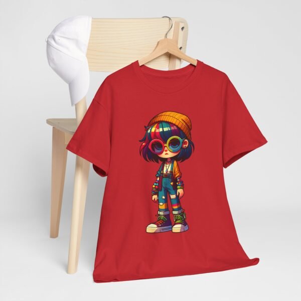 Cartoon Indie Girl T-shirt - Image 3