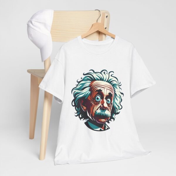 Cartoon Albert Einstein T-shirt - Image 9
