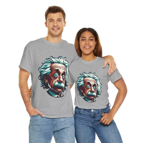 Cartoon Albert Einstein T-shirt - Image 11