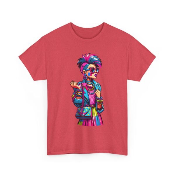 New Wave Girl - Cartoon  T-shirt - Image 12