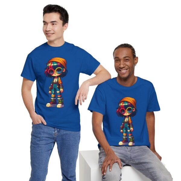 Cartoon Indie Girl T-shirt - Image 8