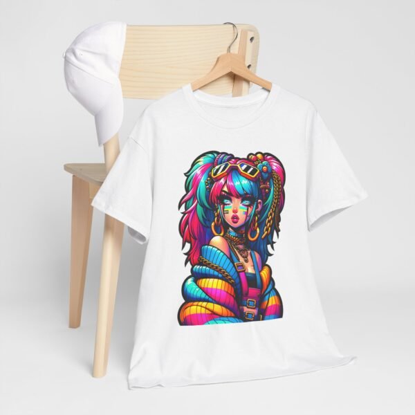 E- Girl - cartoon  T-shirt - Image 9