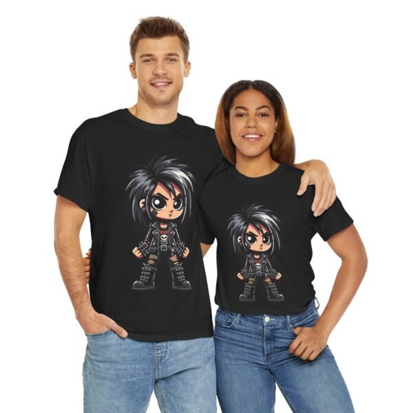 Metalhead Girl - Cartoon T-shirt - Image 7