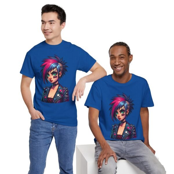 Punk Girl - Cartoon  T-shirt - Image 9