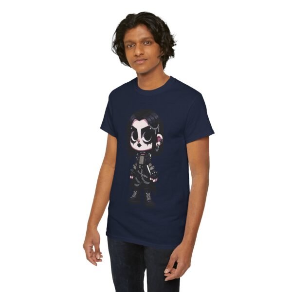 Cartoon style Metalhead Girl T-shirt - Image 5