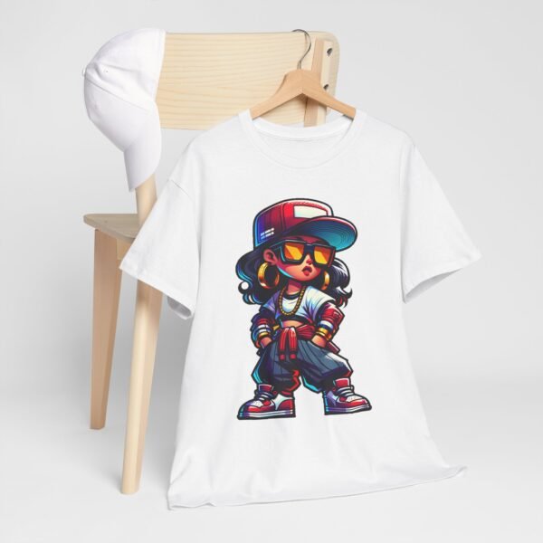 Hip Hop Girl - Cartoon  T-shirt - Image 9