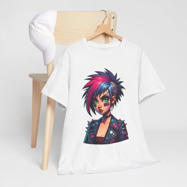 Punk Girl - Cartoon  T-shirt - Image 10