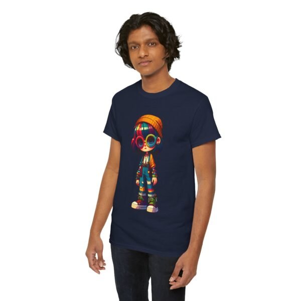 Cartoon Indie Girl T-shirt - Image 4