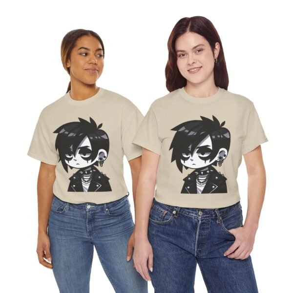 Goth boy - Cartoon T-Shirt - Image 2