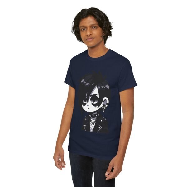 Goth boy - Cartoon T-Shirt - Image 6