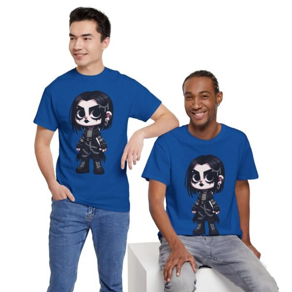 Cartoon style Metalhead Girl T-shirt - Image 9