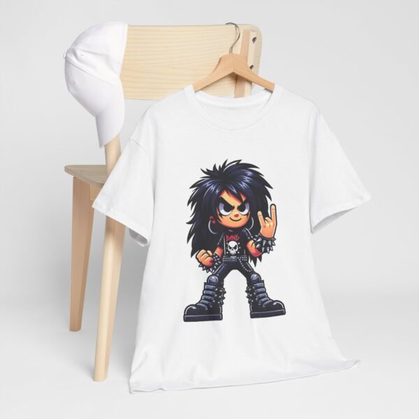 Cartoon Metalhead Boy T-shirt - Image 9