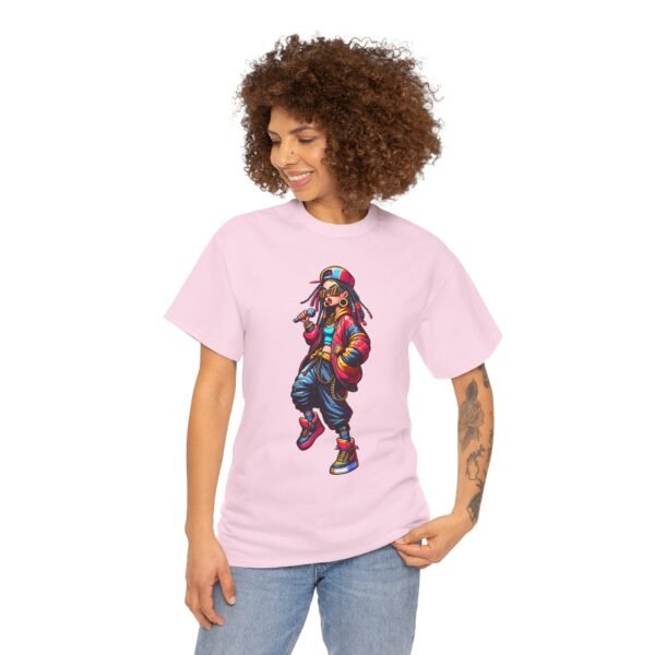 Rapper Girl - Cartoon  T-shirt - Image 6