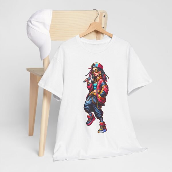 Rapper Girl - Cartoon  T-shirt - Image 10