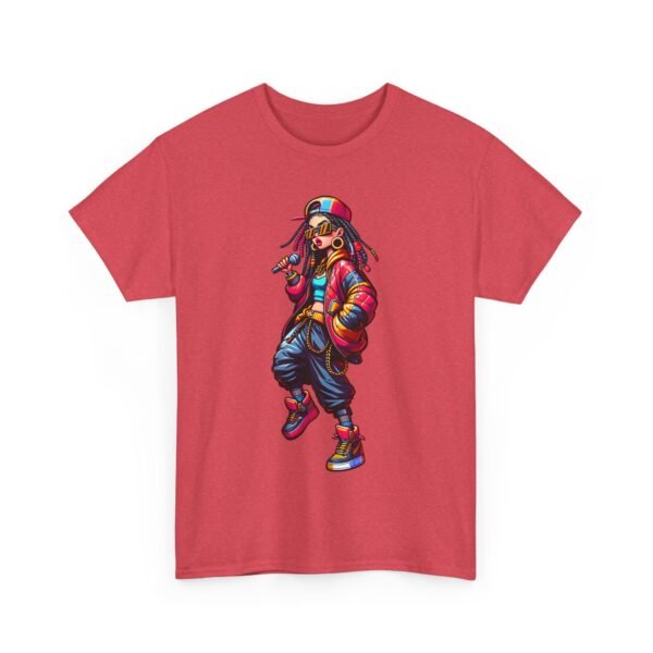 Rapper Girl - Cartoon  T-shirt - Image 12