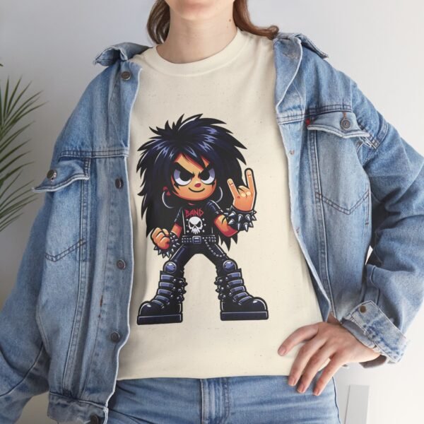 Cartoon Metalhead Boy T-shirt