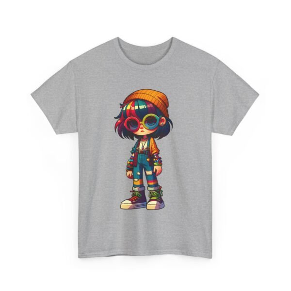 Cartoon Indie Girl T-shirt - Image 10
