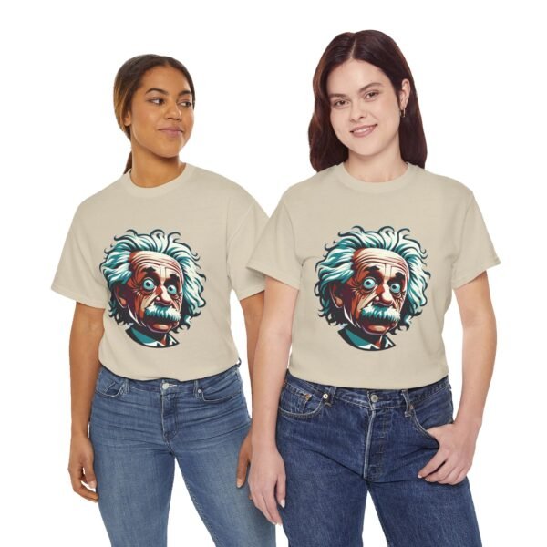 Cartoon Albert Einstein T-shirt - Image 5