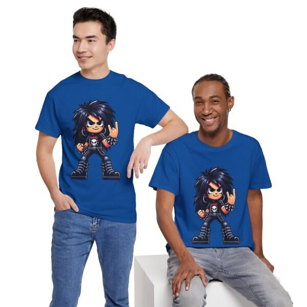 Cartoon Metalhead Boy T-shirt - Image 8