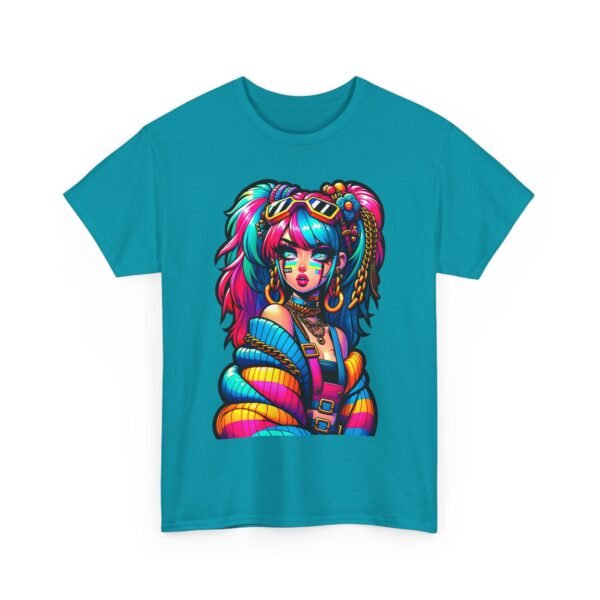 E- Girl - cartoon  T-shirt - Image 11