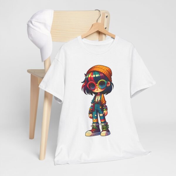 Cartoon Indie Girl T-shirt - Image 9